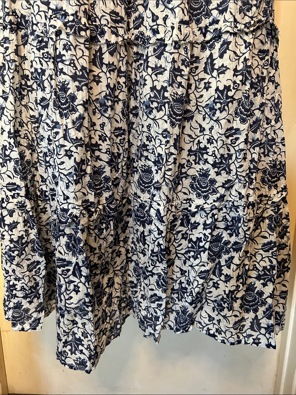House of Harlow 1960 Navy and Cream Halter Floral Maxi Dress size XS - Picture 10 of 12